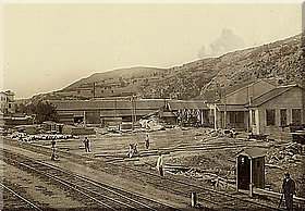 Регион Габровица. Столарска фабрика  'Родопи'  на братя Иванови - гара Белово, 1912 г.
